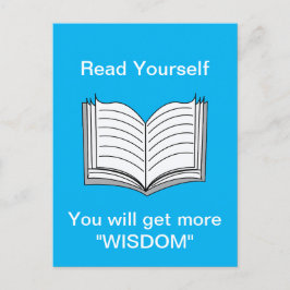 Cartão Postal Leia sua citação inspiradora