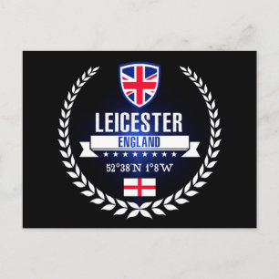 Cartão Postal Leicester