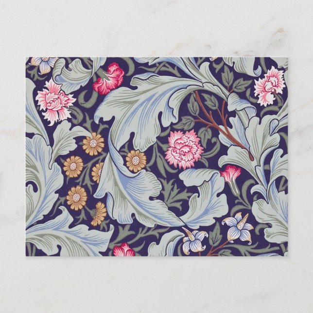 Cartão Postal Leicester, William Morris (Frente)