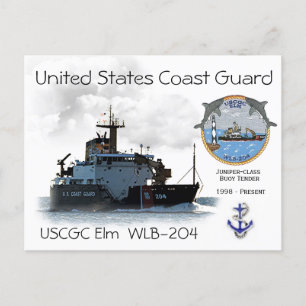 CARTÃO POSTAL LEILÃO DE COMPRA USCGC ELM WLB-204