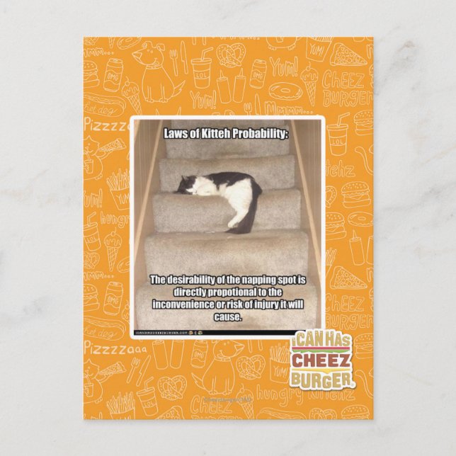 Cartão Postal Leis da Probabilidade de KITH (Frente)