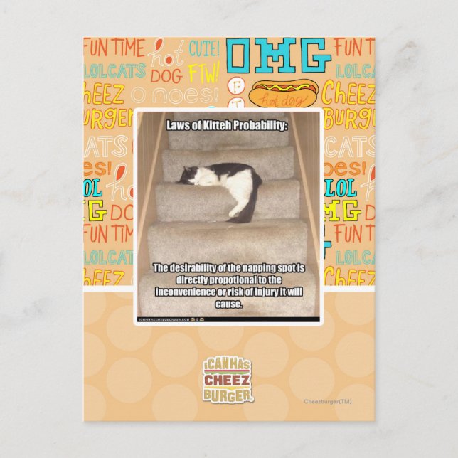 Cartão Postal Leis sobre a Probabilidade do Kit (Frente)