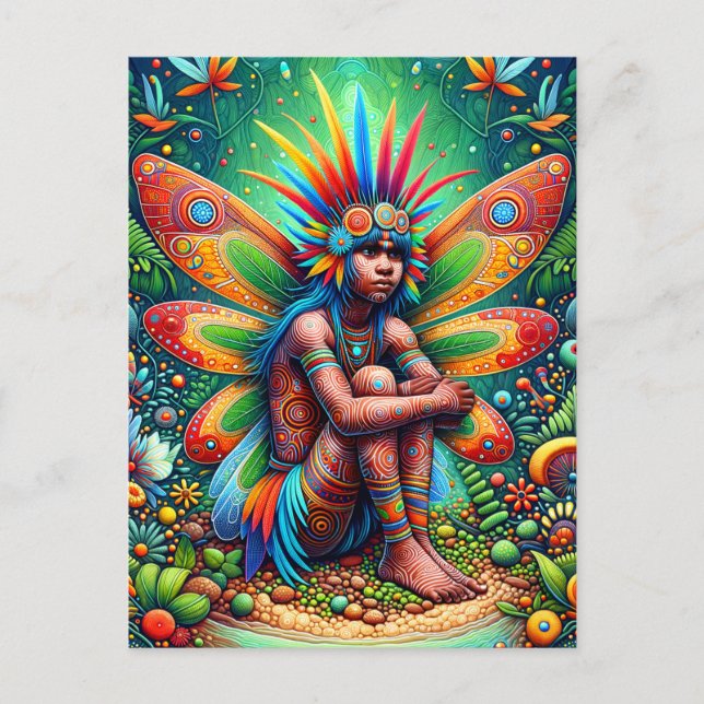 Cartão Postal Leite aborígene (Frente)