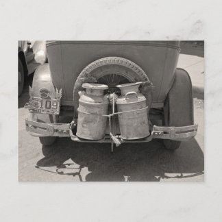 Cartão Postal Leite Lata, 1939