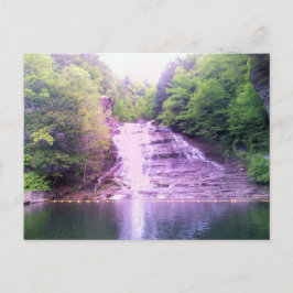 Cartão Postal Leitelho cai em Ithaca, NY Cartão-postal