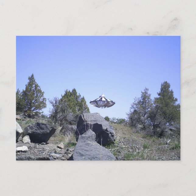 Cartão Postal Leiteria, UFO de Oregon (Frente)