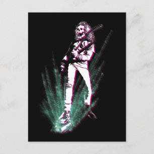 Cartão Postal Leitor de Violão de Metal Pesado