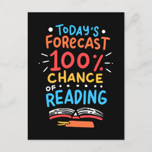 Cartão Postal Leitura - 100% de probabilidade de leitura