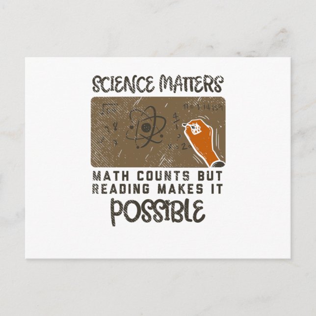 Cartão Postal Leitura - A Leitura Torna Possível (Frente)