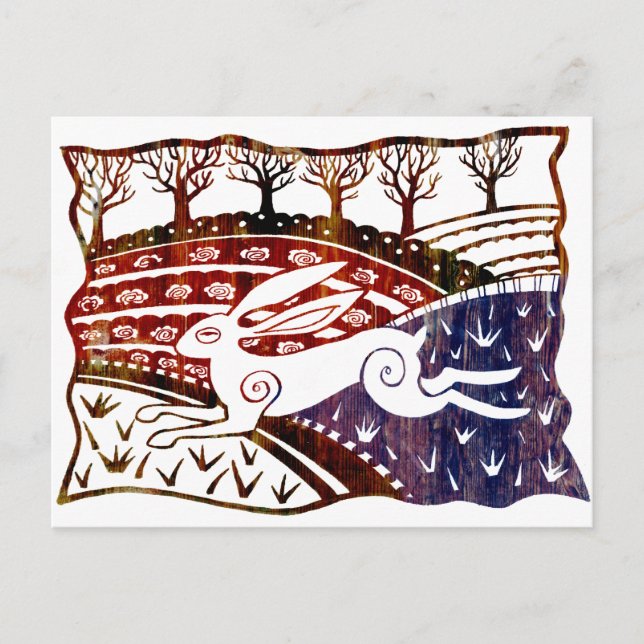 Cartão Postal Leitura Colorida (Frente)