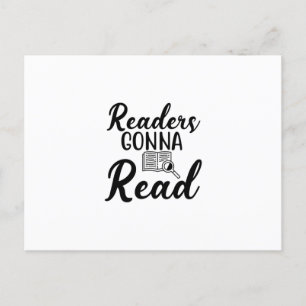 Cartão Postal Leitura de Leitores de Arte Vão Ler