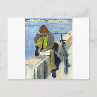 Cartão Postal Leitura de Mulher