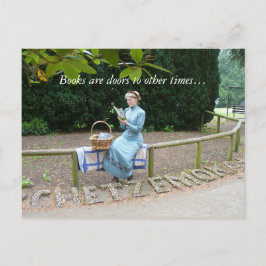 Cartão Postal Leitura de senhora vitoriana