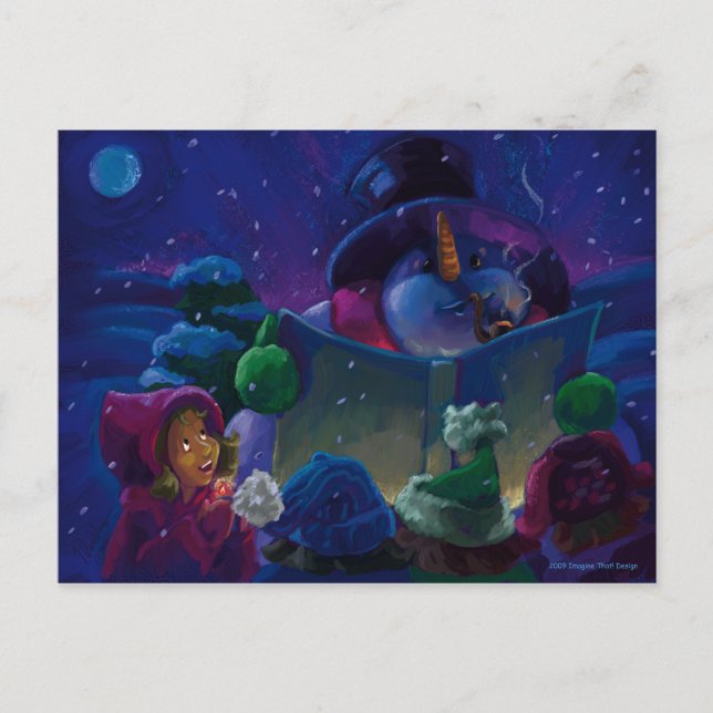 Cartão Postal Leitura de Tempo Inteiro (Frente)