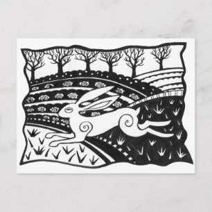 Cartão Postal Leitura saltante