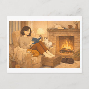 Cartão Postal Leitura Sazonal: Inverno