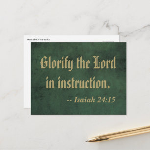 Cartão Postal Lema da Rua. César de Bus (SLE 001) Cartão-postal