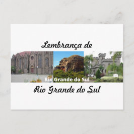Cartão postal lembrança do Rio Grande do Sul