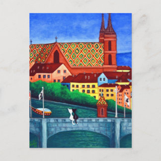 Cartão Postal Lembrando da Basileia, Suiça View Postar Card