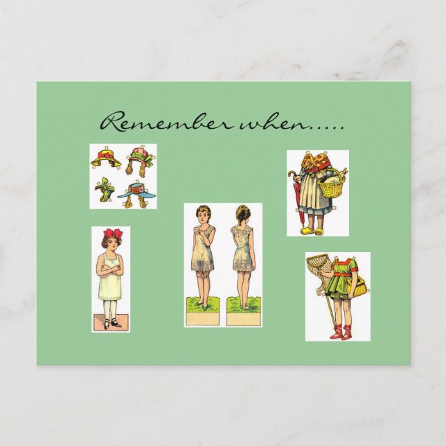 Cartão Postal Lembrando Postais Antigos (Frente)