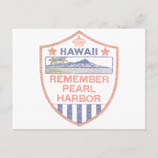 Cartão Postal Lembre-se de Pearl Harbor