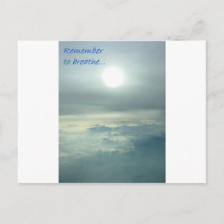 Cartão Postal Lembre-se de respirar