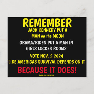 CARTÃO POSTAL LEMBRE-SE DE VOTAR