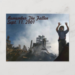 Cartão Postal Lembre-se do Fallen