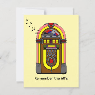 Cartão Postal Lembre-se dos anos 60