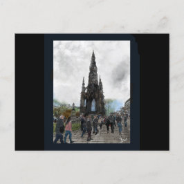 Cartão Postal Lembre-se no monumento escocês Edimburgo, Escócia