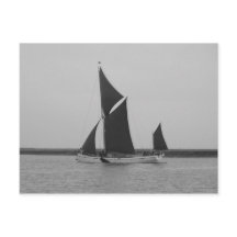 Lembrete de Barcaça de Vela