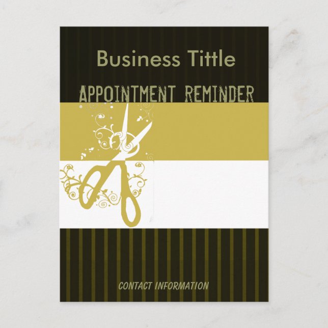 Cartão Postal Lembrete de Compromisso (Frente)