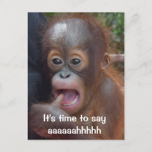 Cartão Postal Lembrete de Compromisso Dentista Divertido