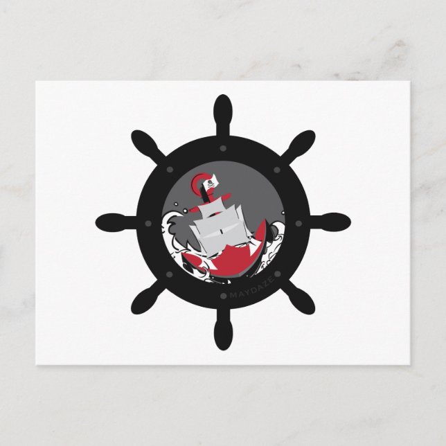 Cartão Postal leme do capitão maydaze (Frente)