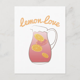 Cartão Postal Lemon Love