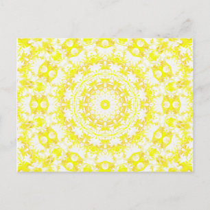 Cartão Postal Lemon Meringue Kaleidoscope