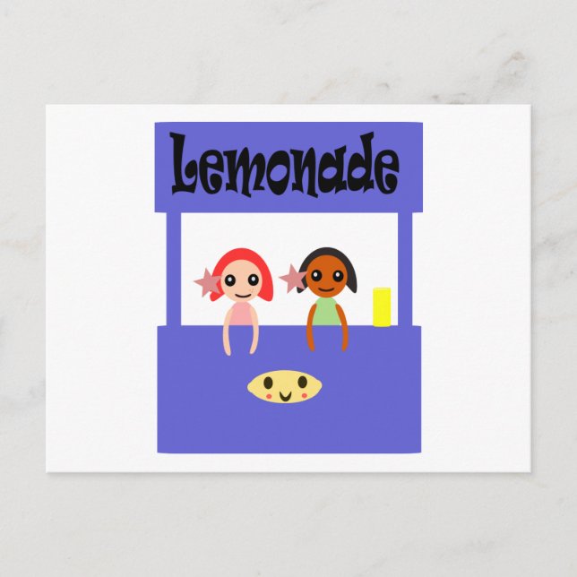 Cartão Postal Lemonade Stand (Frente)