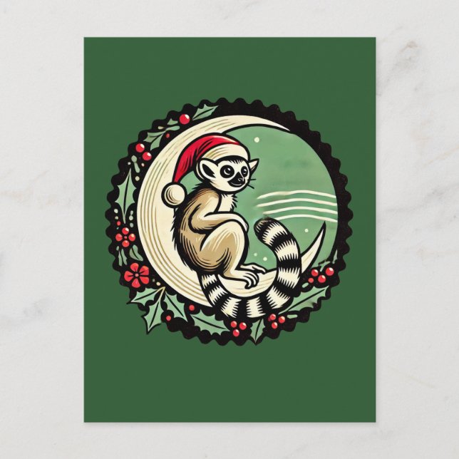 Cartão Postal Lemur de Natal (Frente)