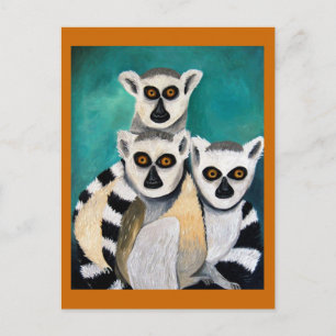 Cartão Postal lêmures