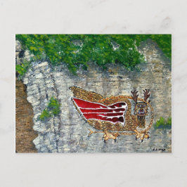 Cartão Postal Lenda Indígena Americana Piasa Bird Illinois
