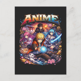Cartão Postal Lendas do Anime