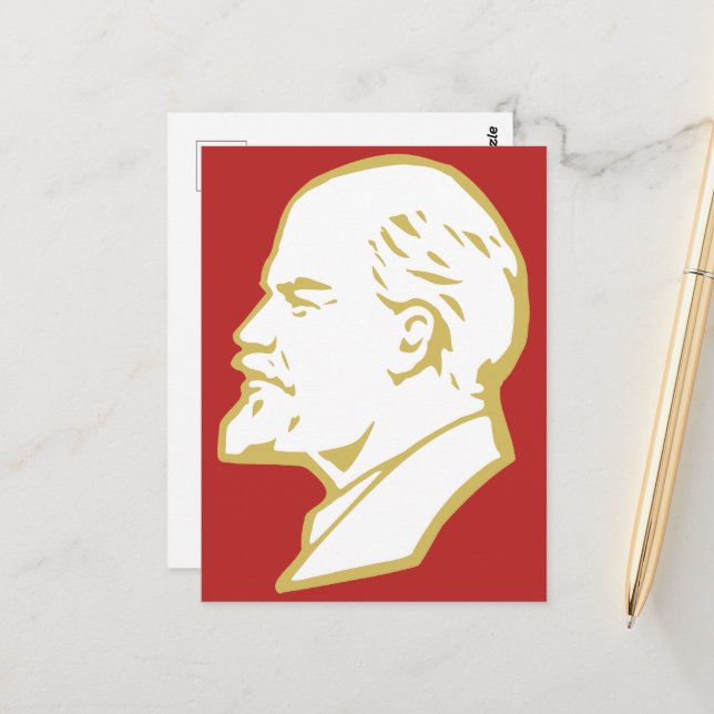 Cartão Postal Lenin, URSS, CCCP, União Soviética, Comunismo (Frente/Verso In Situ)