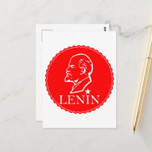 Cartão Postal Lenin, URSS, CCCP, União Soviética, Comunismo