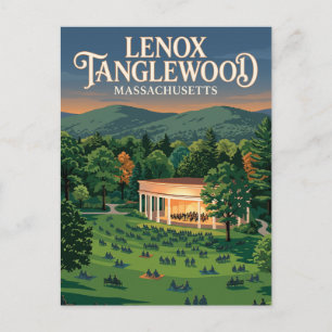 Cartão Postal Lenox Tanglewood Massachusetts