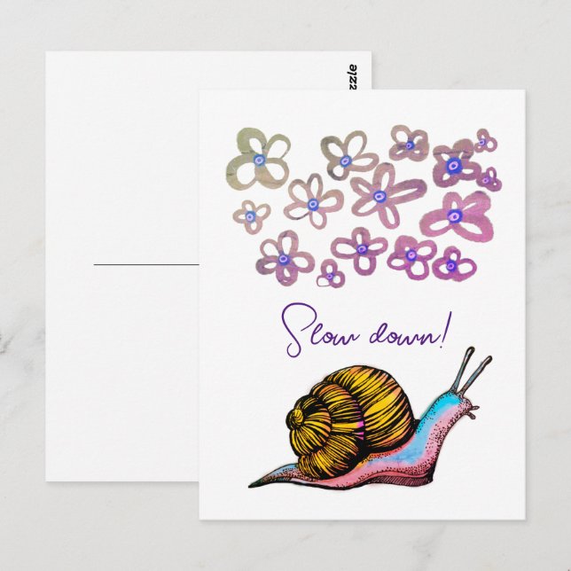 Cartão postal lento (Frente/Verso)