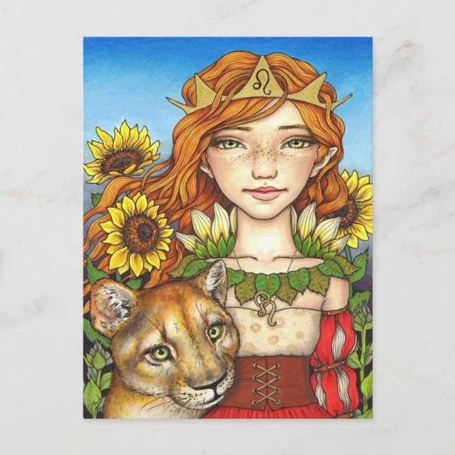 Cartão Postal Leo (Frente)