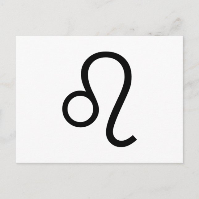 Cartão Postal Leo (Frente)