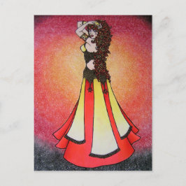 Cartão Postal Leo Belly Dancer