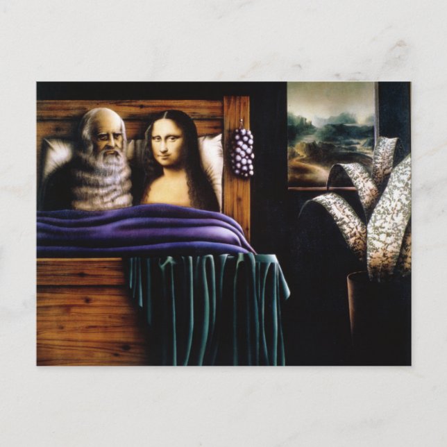 Cartão Postal Leo e Mona (Frente)