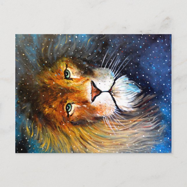 Cartão Postal Leo, o leão da estrela (Frente)